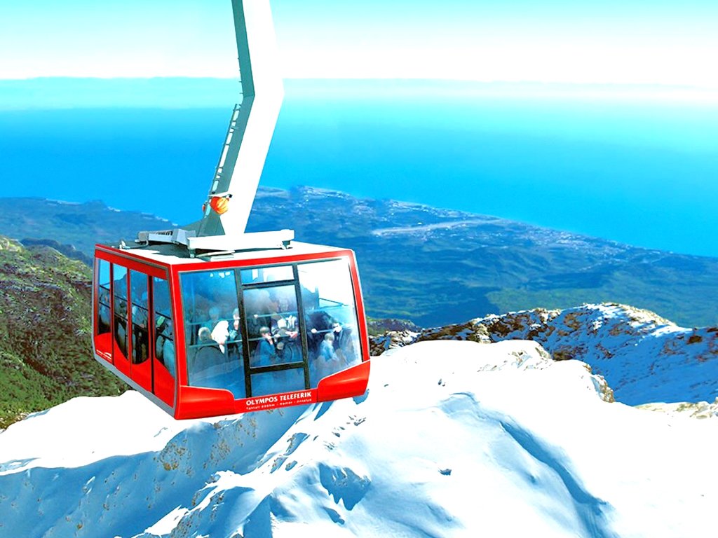 Kemer Tahtalı Dağı Teleferik Turu